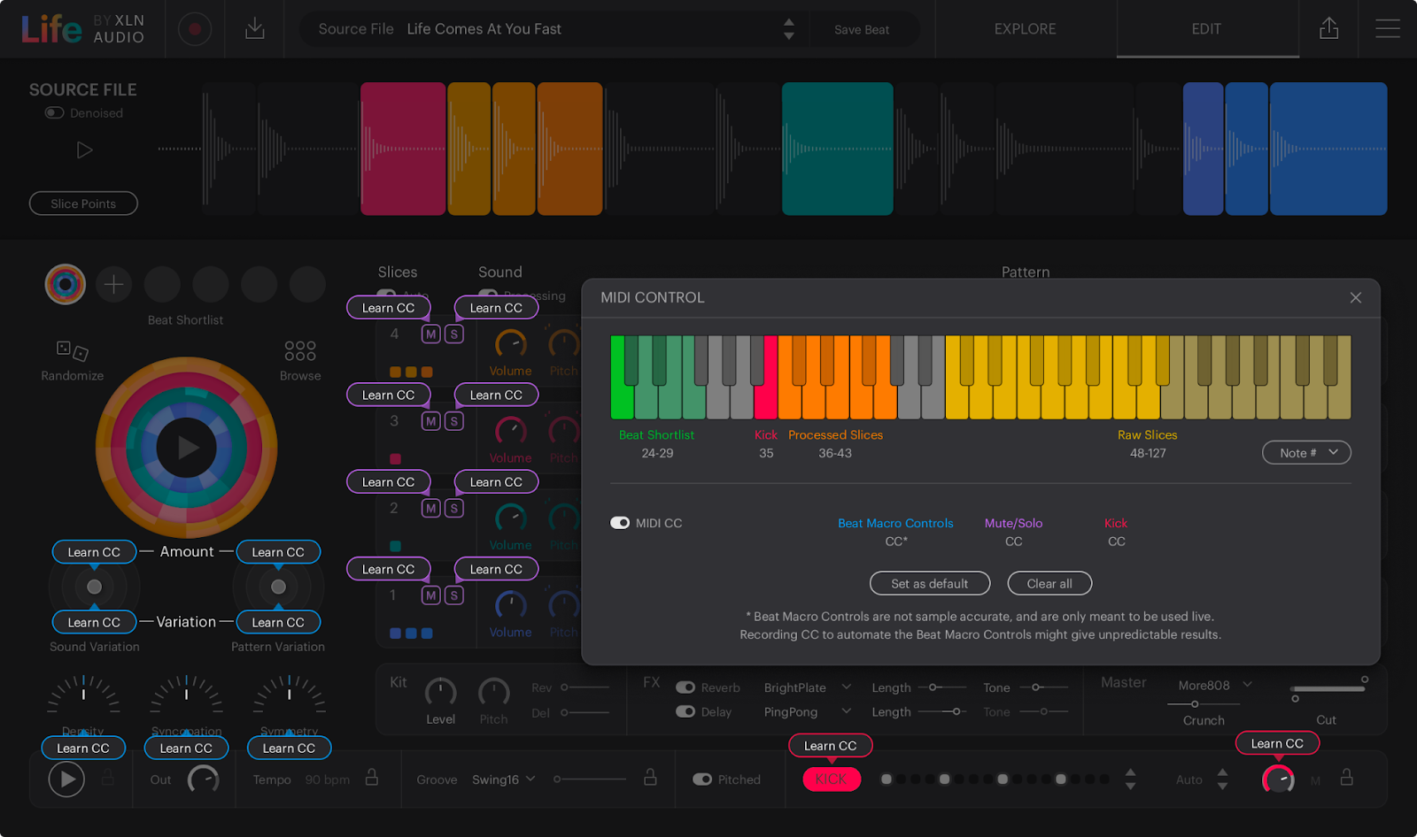 Automation and MIDI control XLN Audio Support