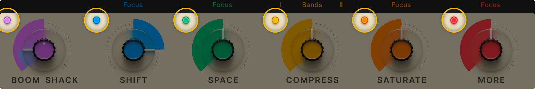 DB-30 Big knobs on/off